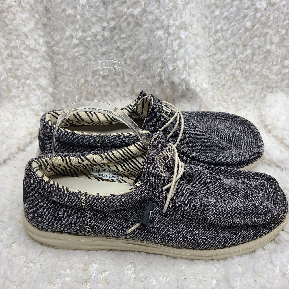 Hey Dude Shoes Mens Wally Funk in Rock size 12